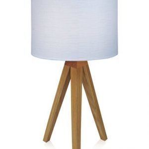Pöytävalaisin Kullen Ø 230x440 mm pieni tammi/valkoinen