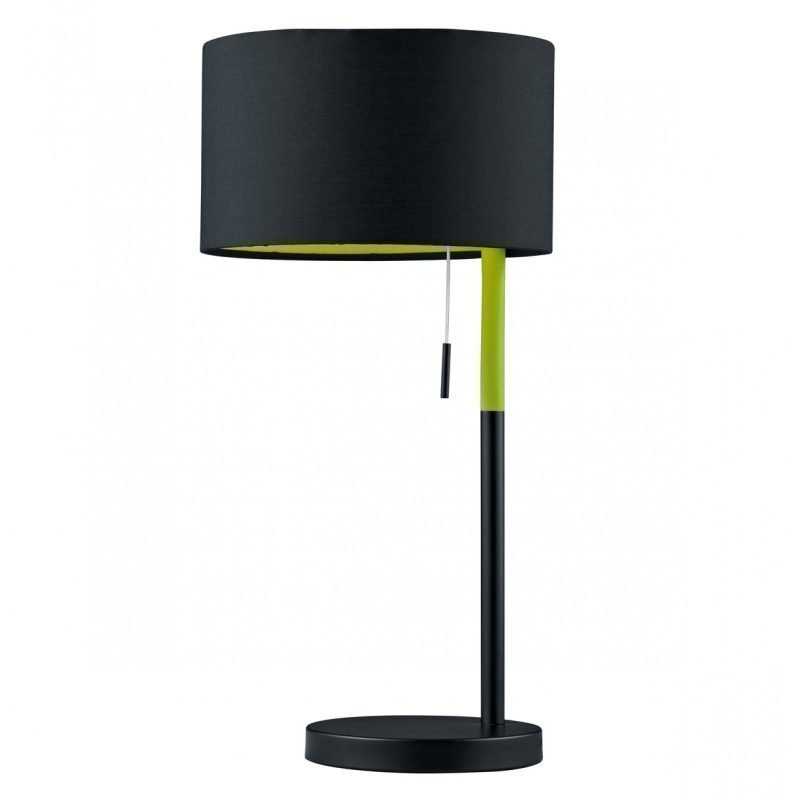 Pöytävalaisin Landor Ø 220x450 mm musta/vihreä