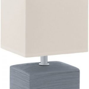 Pöytävalaisin Mataro 130x130x300 mm harmaa/valkoinen