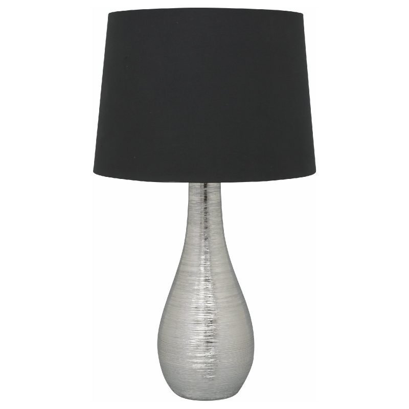 Pöytävalaisin My Ø 330x550 mm kromi/musta