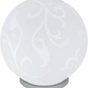 Pöytävalaisin Rebecca Ø 200x200 mm valkoinen/hopea