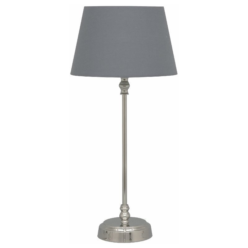 Pöytävalaisin Remington Ø 205x445 mm kromi/harmaa