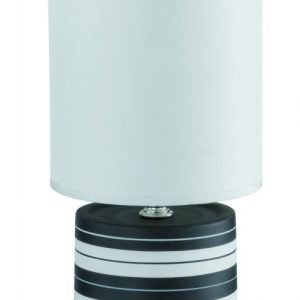 Pöytävalaisin Ring Ø 140x260 mm musta/valkoinen