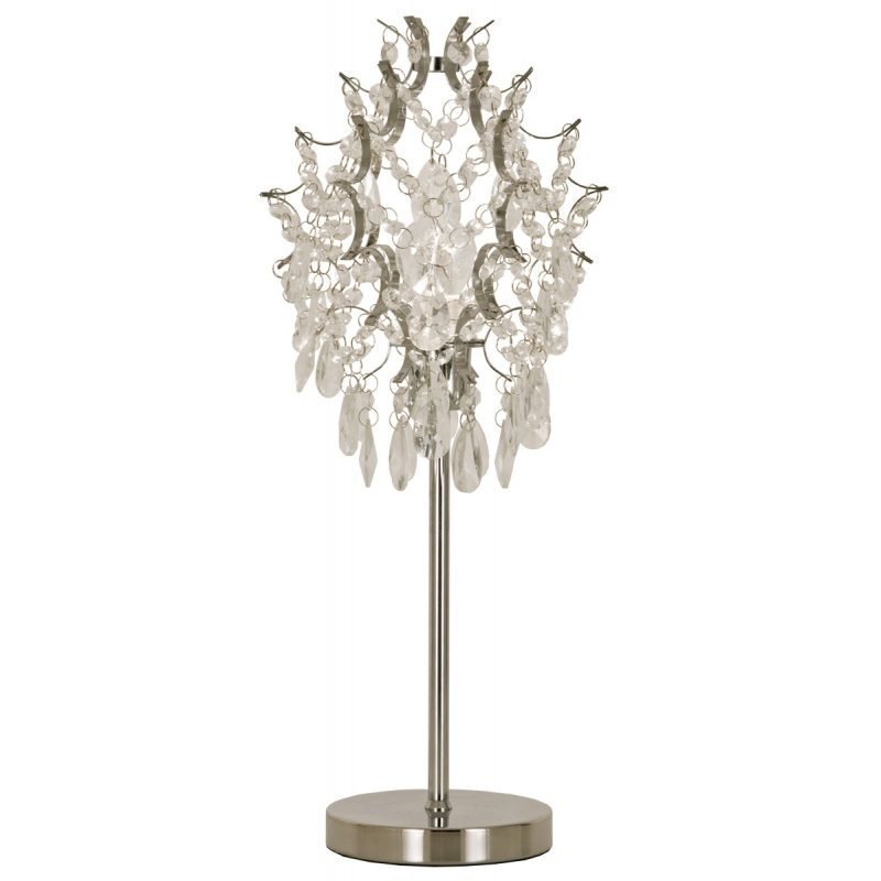 Pöytävalaisin Salsta Ø 190x460 mm kromi/lasi