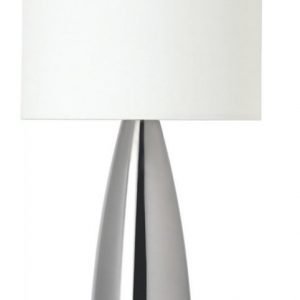 Pöytävalaisin Saro Ø 200x375 mm harjattu teräs/valkoinen kosketushimmennin