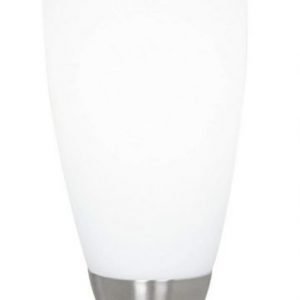 Pöytävalaisin Slim Ø 70x220 mm valkoinen/harjattu teräs