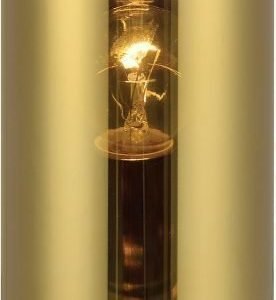 Pöytävalaisin Storm Ø 90x232 mm kulta