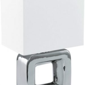 Pöytävalaisin Tempio 1 200x130x335 mm valkoinen/kromi