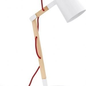 Pöytävalaisin Torona valkoinen puu välikytkin