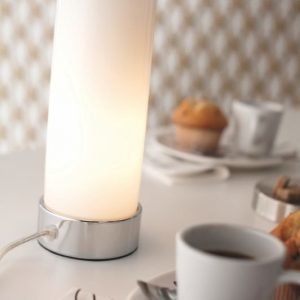 Pöytävalaisin Tube Mini Ø 78x210 mm valkoinen