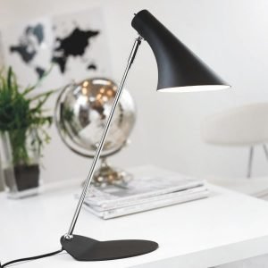 Pöytävalaisin Vanila 130x185x440 mm musta