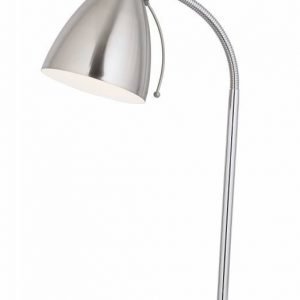 Pöytävalaisin Viktor Ø 170x530 mm iso mattakromi