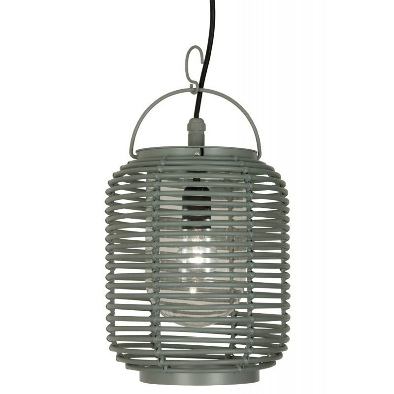 Riippu-/pöytävalaisin Hanko Ø 250x350 mm harmaa