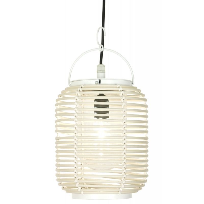 Riippu-/pöytävalaisin Hanko Ø 250x350 mm valkoinen