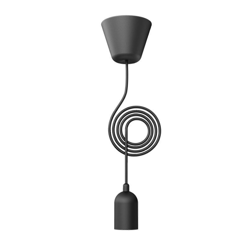 Riippuvalaisimen ripustusosa Funk Ø 50x2700 mm musta