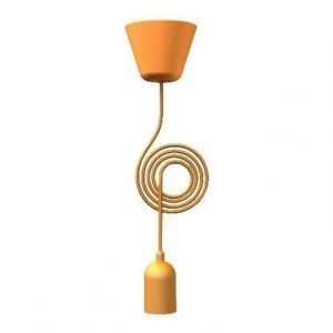 Riippuvalaisimen ripustusosa Funk Ø 50x2700 mm oranssi