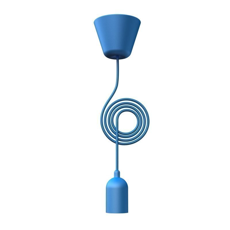 Riippuvalaisimen ripustusosa Funk Ø 50x2700 mm sininen