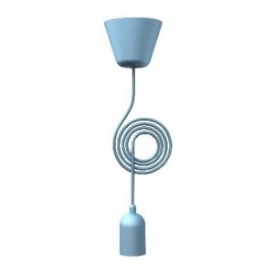 Riippuvalaisimen ripustusosa Funk Ø 50x2700 mm vaaleansininen