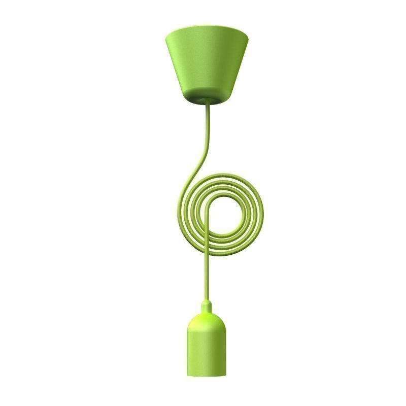 Riippuvalaisimen ripustusosa Funk Ø 50x2700 mm vaaleanvihreä