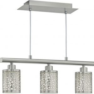 Riippuvalaisin Almera 1 515x1100 mm 3-osainen valkoinen/harjattu teräs
