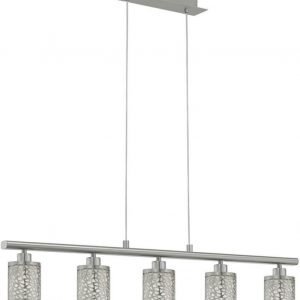 Riippuvalaisin Almera 1 915x1100 mm 5-osainen valkoinen/harjattu teräs