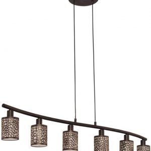 Riippuvalaisin Almera 1095x1100 mm 6-osainen antiikkiruskea/samppanja