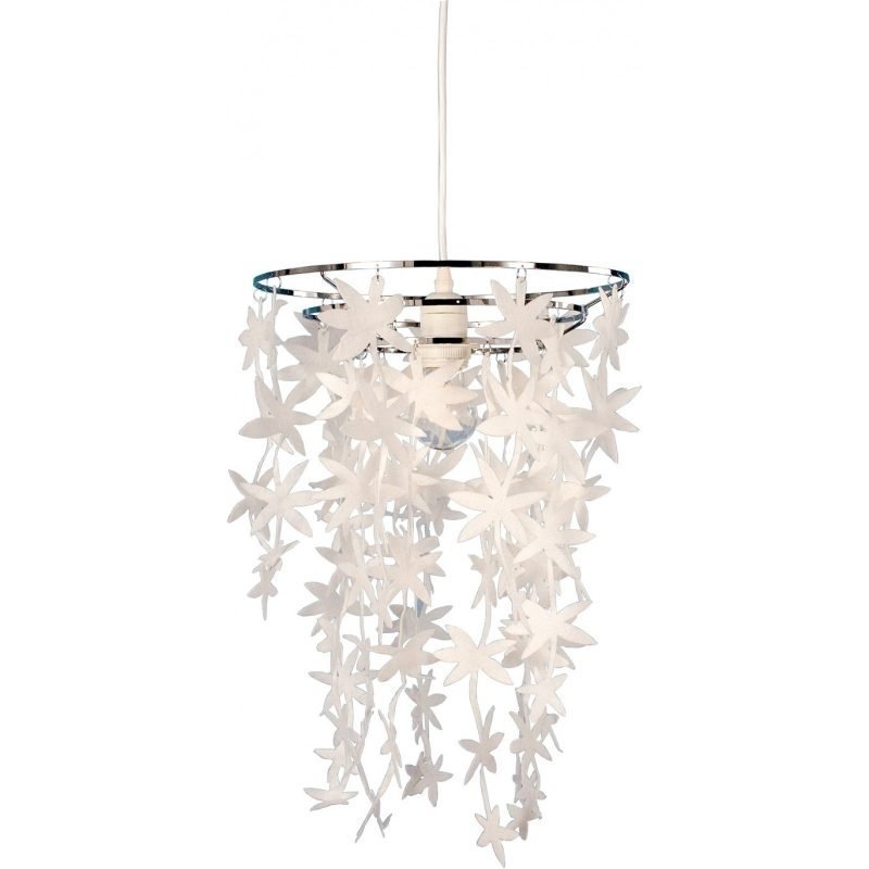 Riippuvalaisin Aneta Blomster Ø 300x450 mm valkoinen