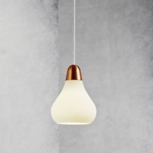 Riippuvalaisin Bloom 13 Ø 160x205 mm kupari/valkoinen