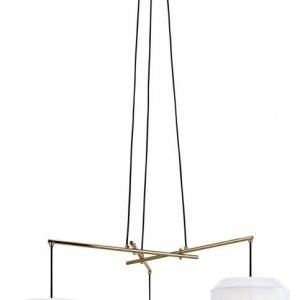 Riippuvalaisin Corse Ø 1050x590 mm 3-osainen kulta/musta/valkoinen