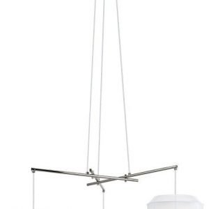 Riippuvalaisin Corse Ø 1050x590 mm 3-osainen teräs/valkoinen