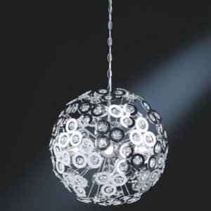 Riippuvalaisin Dot Ø 480x1500 mm kromi