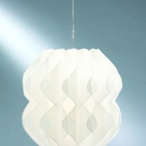 Riippuvalaisin Ebba Ø 380x450 mm valkoinen