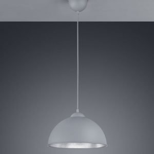 Riippuvalaisin Jimmy Ø 310x1270 mm harmaa/hopea