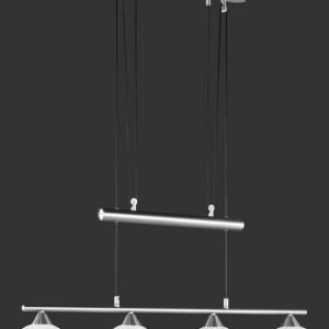 Riippuvalaisin Leevi 910x135x1950 mm 4-osainen harjattu teräs