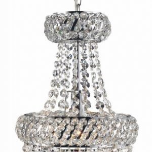 Riippuvalaisin Lindholmen Ø 250x350 mm pieni kromi/MC-lasi