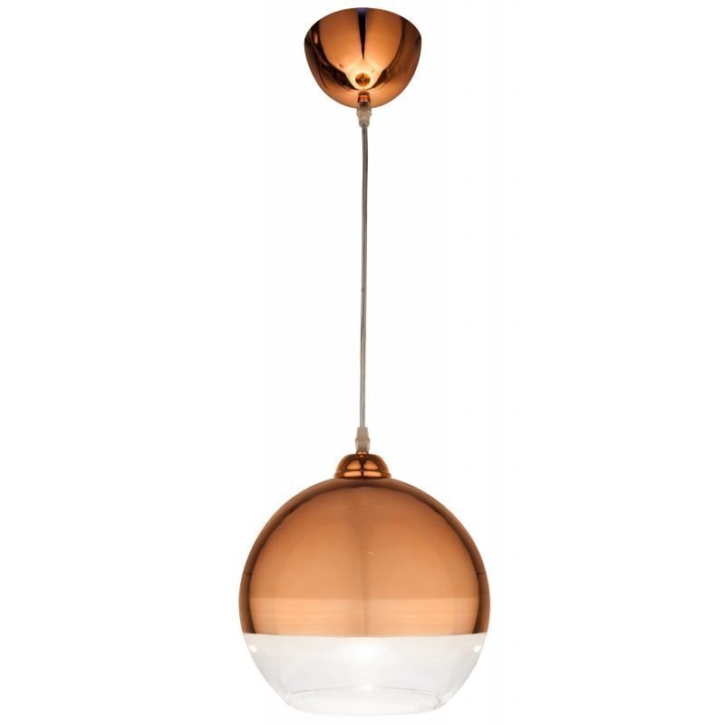 Riippuvalaisin Lux Ø 250x250 mm kupari/kirkas lasi