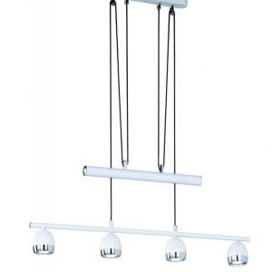 Riippuvalaisin Nantes 780x70x1800 mm 4-osainen valkoinen/kromi