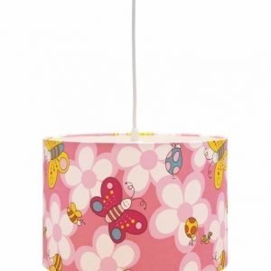 Riippuvalaisin Penny Ø 300x200 mm vaaleanpunainen kuvioitu