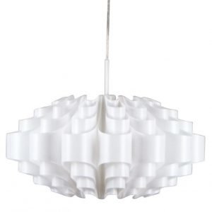 Riippuvalaisin Ringo Ø 500x250 mm muovi valkoinen