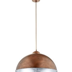 Riippuvalaisin Romino II Ø 500x1500 mm antiikkikupari/hopea