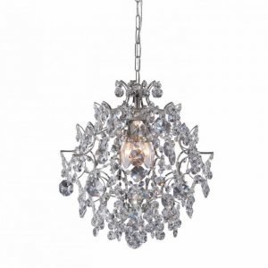 Riippuvalaisin Rosendal Ø 400x420 mm kromi/MC-lasi