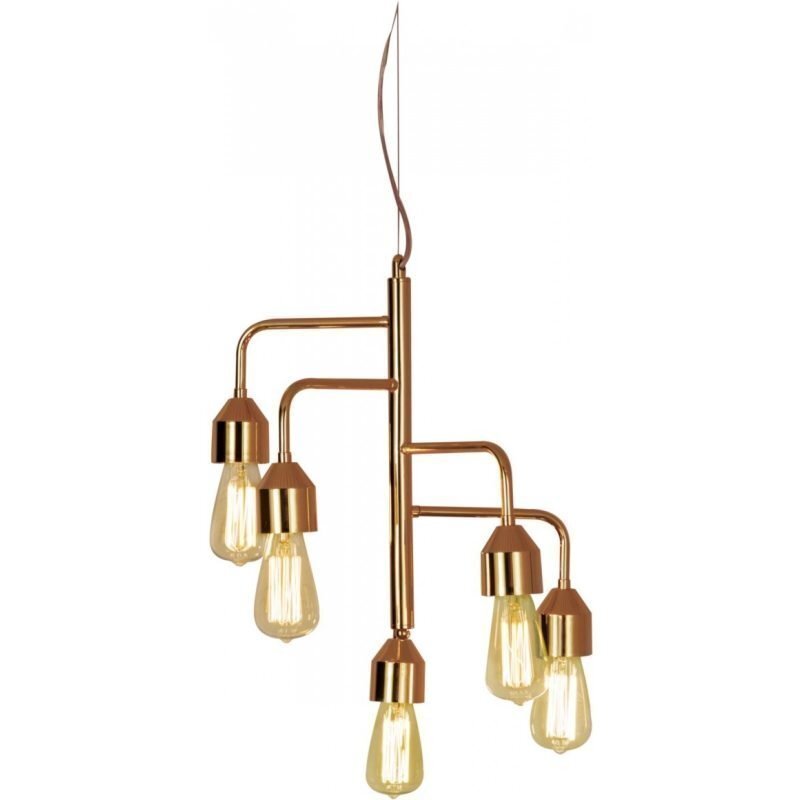 Riippuvalaisin Scan Lamps Flynn 420x420x470 mm 5-osainen kupari