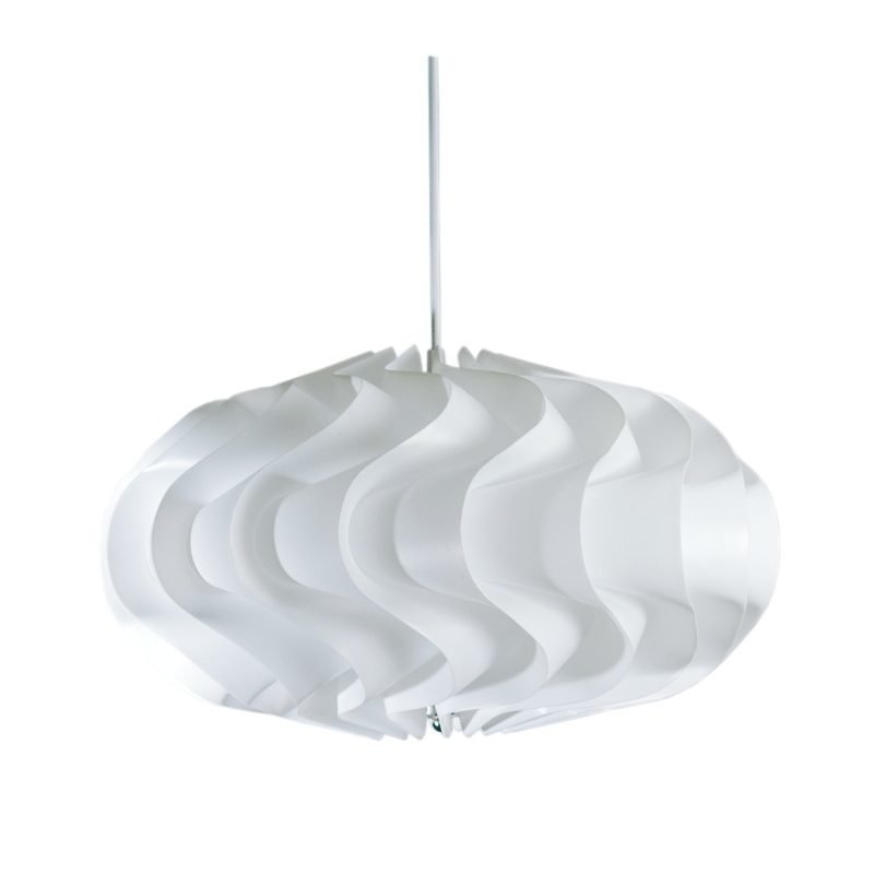 Riippuvalaisin Siri Ø 500x250 mm keski valkoinen