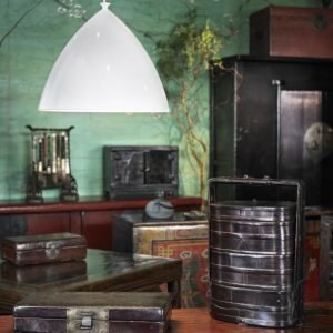 Riippuvalaisin Slope 35 Ø 350x3000 mm valkoinen