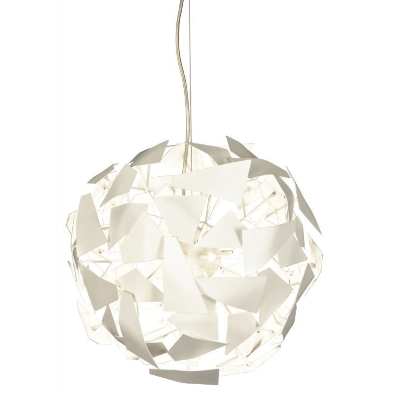 Riippuvalaisin Split Ø 425x425 mm valkoinen