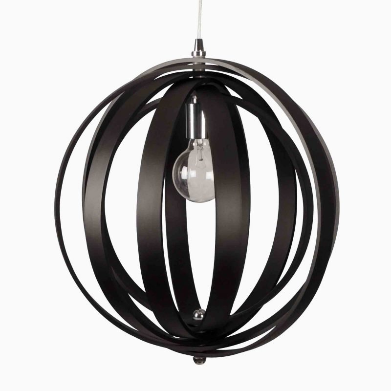 Riippuvalaisin Swing Ø 500x500 mm puu musta