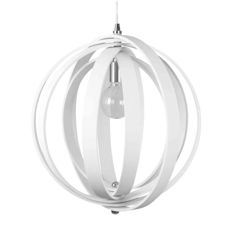 Riippuvalaisin Swing Ø 500x500 mm puu valkoinen