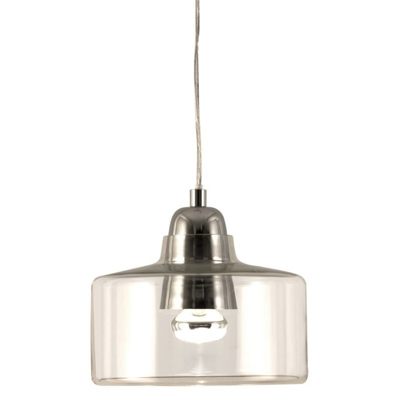 Riippuvalaisin Topp Ø 190x170 mm kirkas lasi/kromi