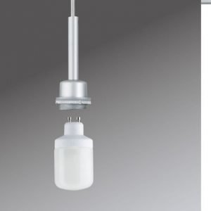 Riippuvalaisin URail-kiskojärjestelmään DecoSystems mattakromi