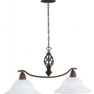 Riippuvalaisin Valencia 830x325x1500 mm 2-osainen antiikkkiruskea